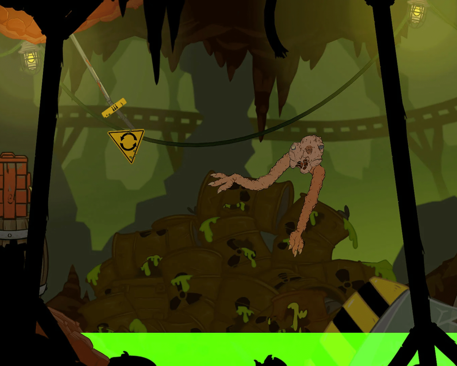 Capture d'écran du jeu vidéo Struggling de Chasing Rats